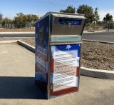 A Lemoore ballot drop box is located at Lemoore City offices on Cinnamon Avenue. 